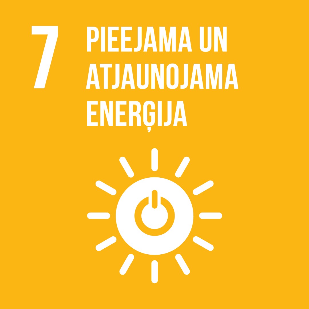 ANO 7. IAM "Nodrošināt visiem piekļuvi uzticamai, ilgtspējīgai un mūsdienīgai enerģijai par pieejamu cenu" ikona